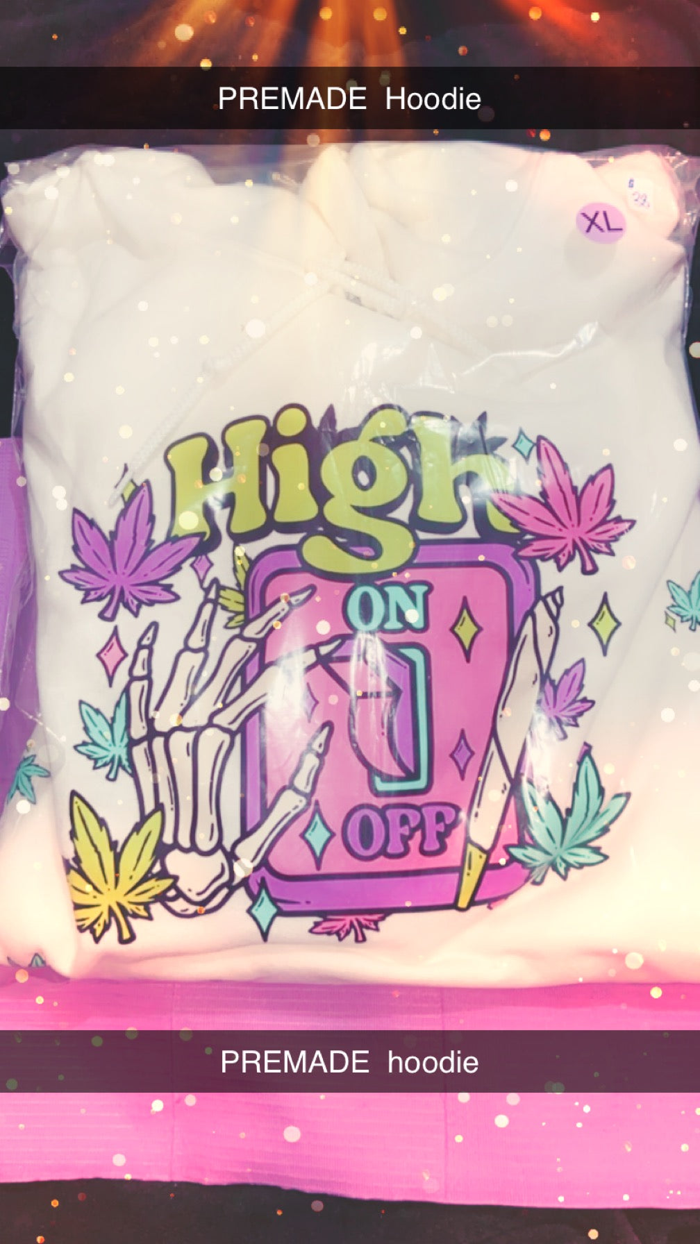 hoodie on/off