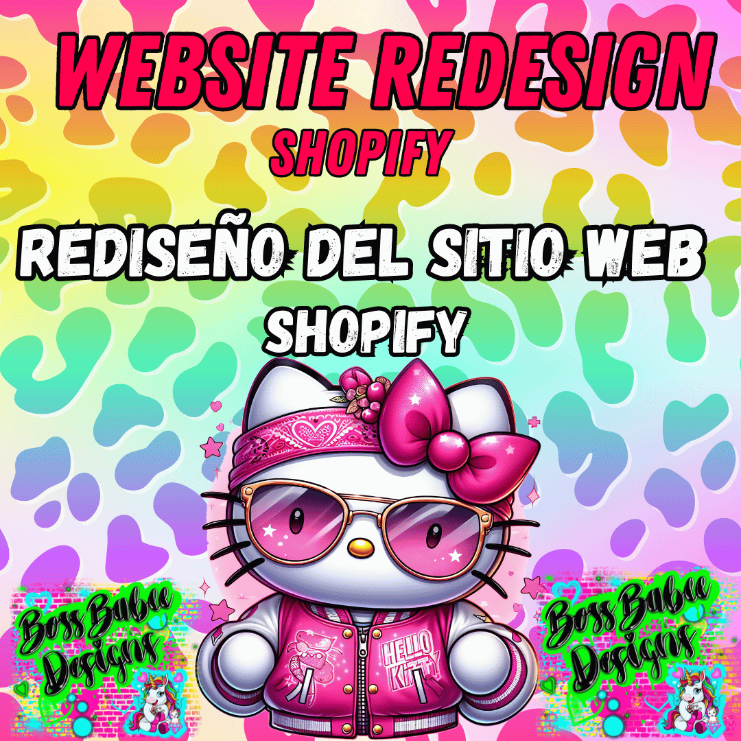 WEBSITE REDESIGN (shopify)
