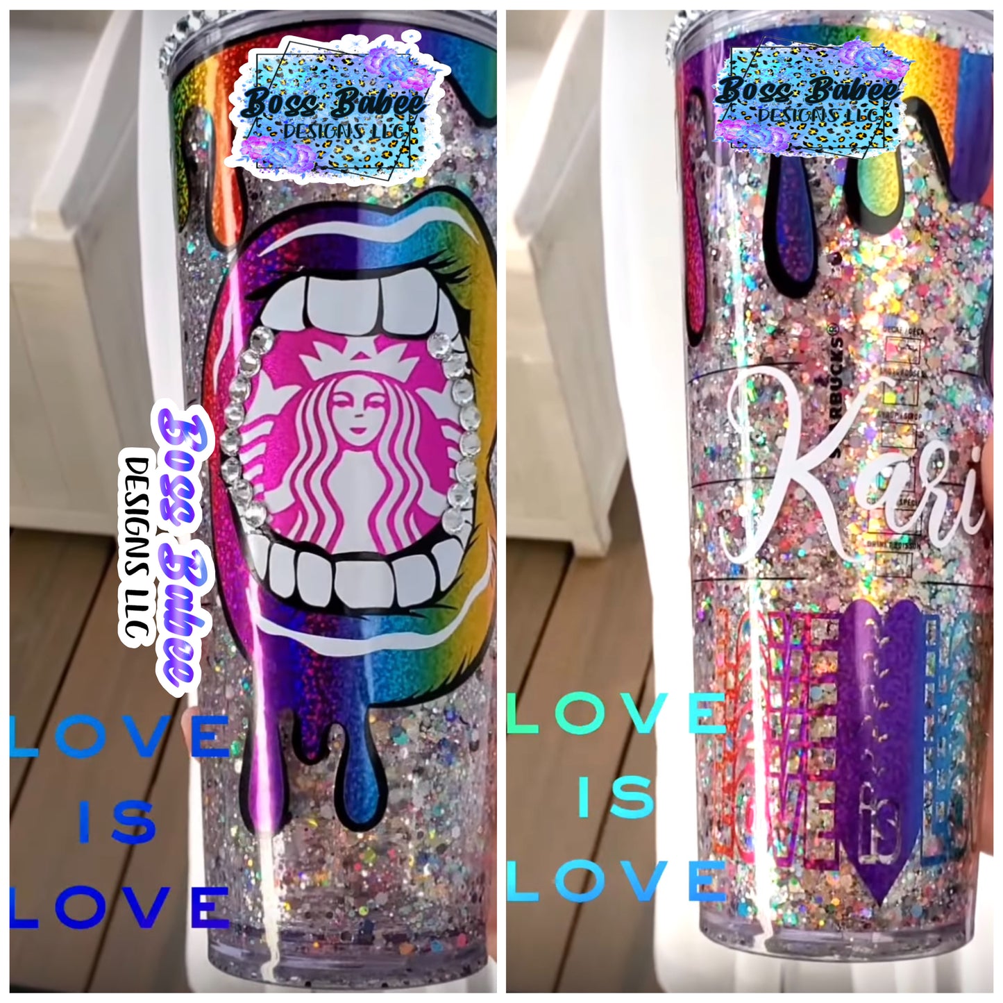 snow-globe tumblers