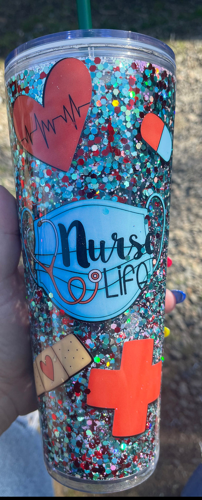 snow-globe tumblers