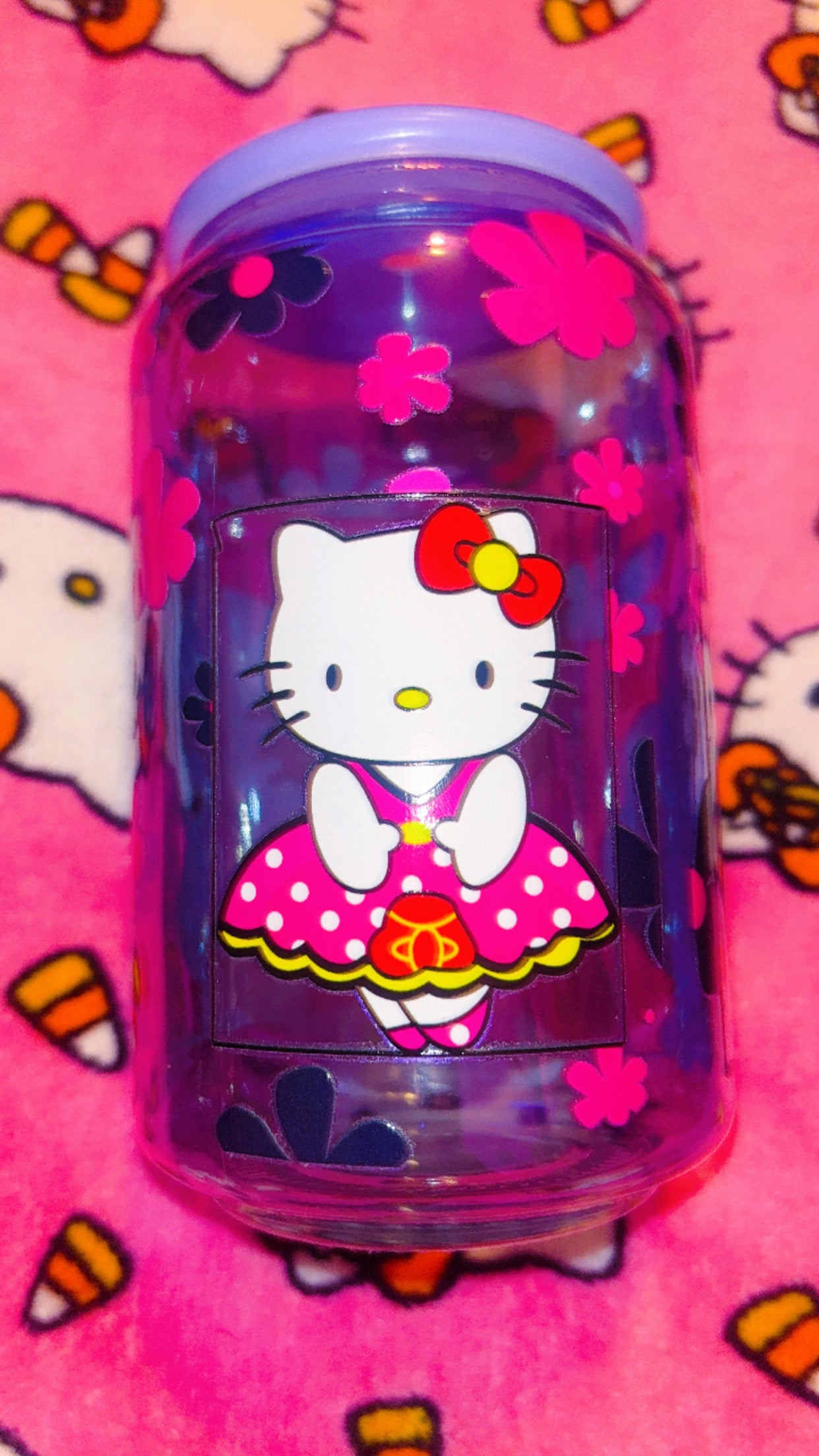 Sanrio glass tumbler