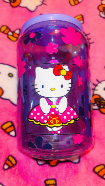 Sanrio glass tumbler