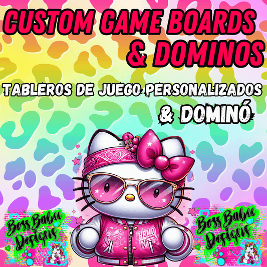 Custom Game boards & Dominos