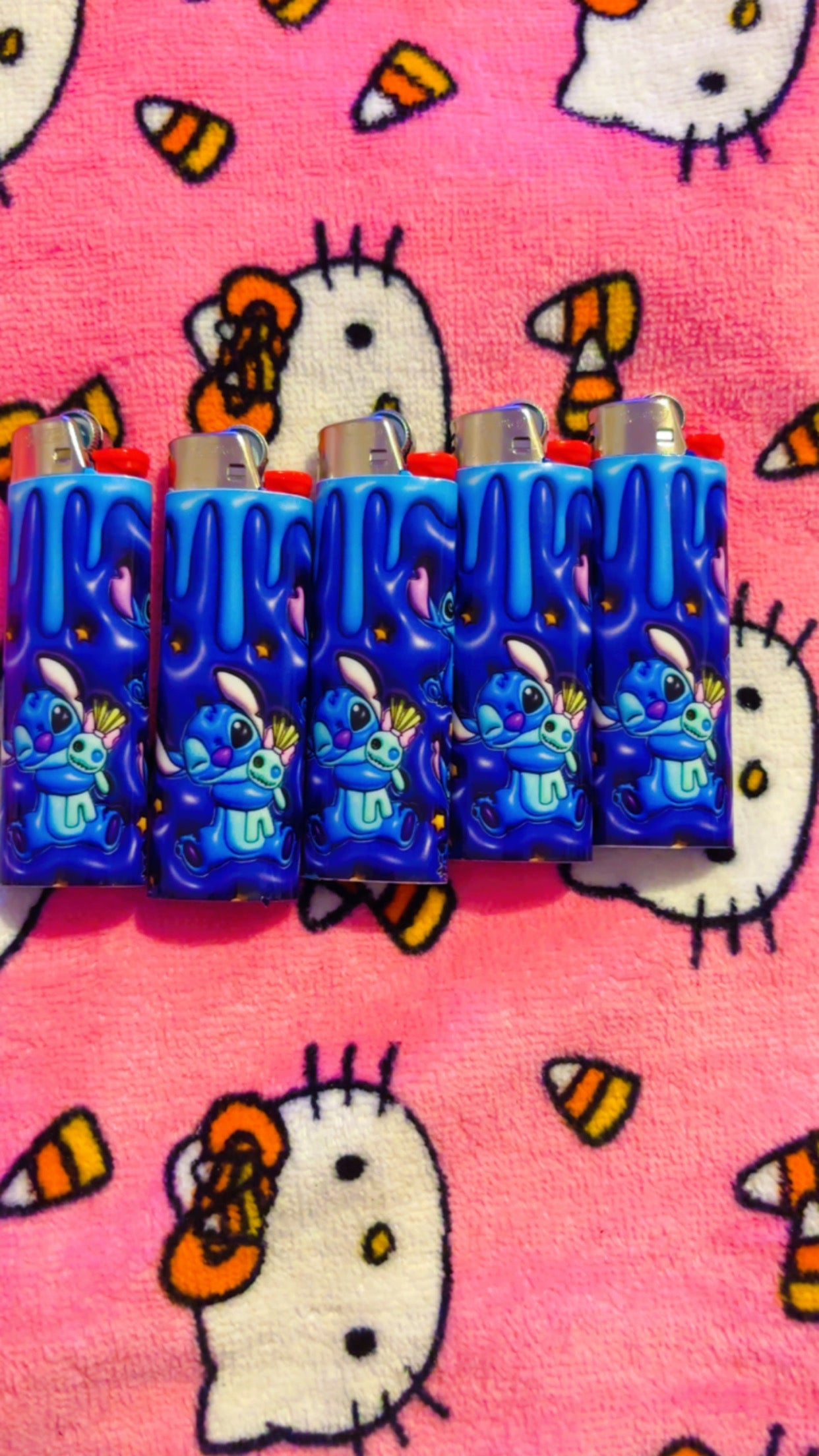 Stitch drip lighters