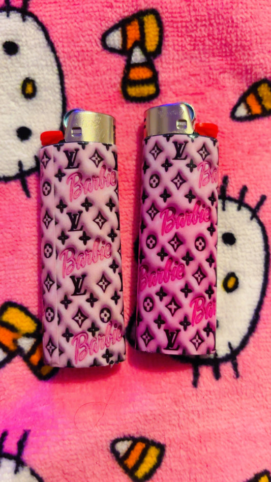 Pink Barbie lighters