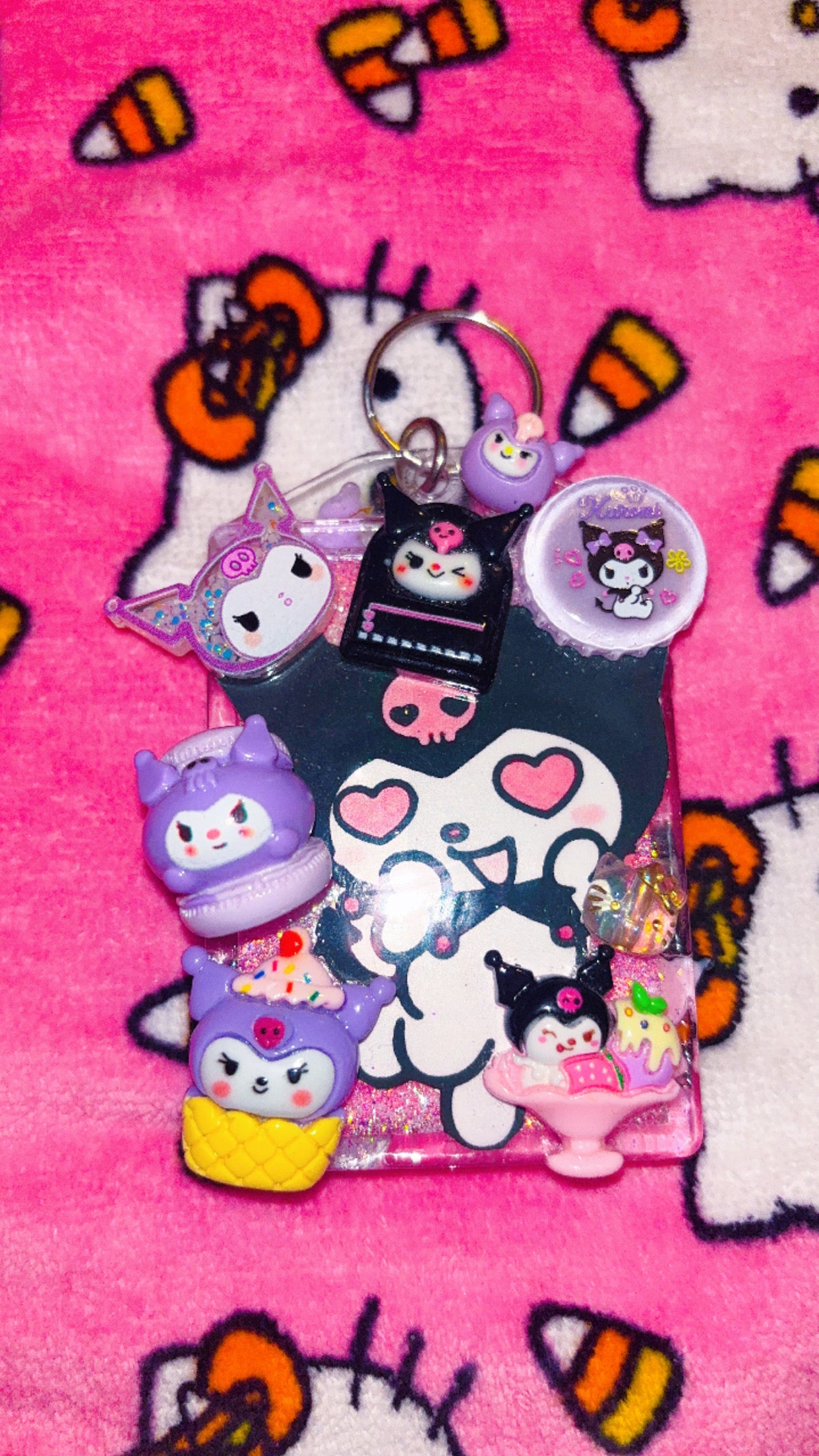 Kuromi junky keychain