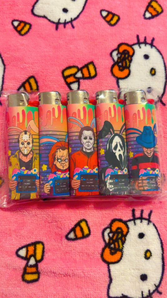 Horror mugshot lighters