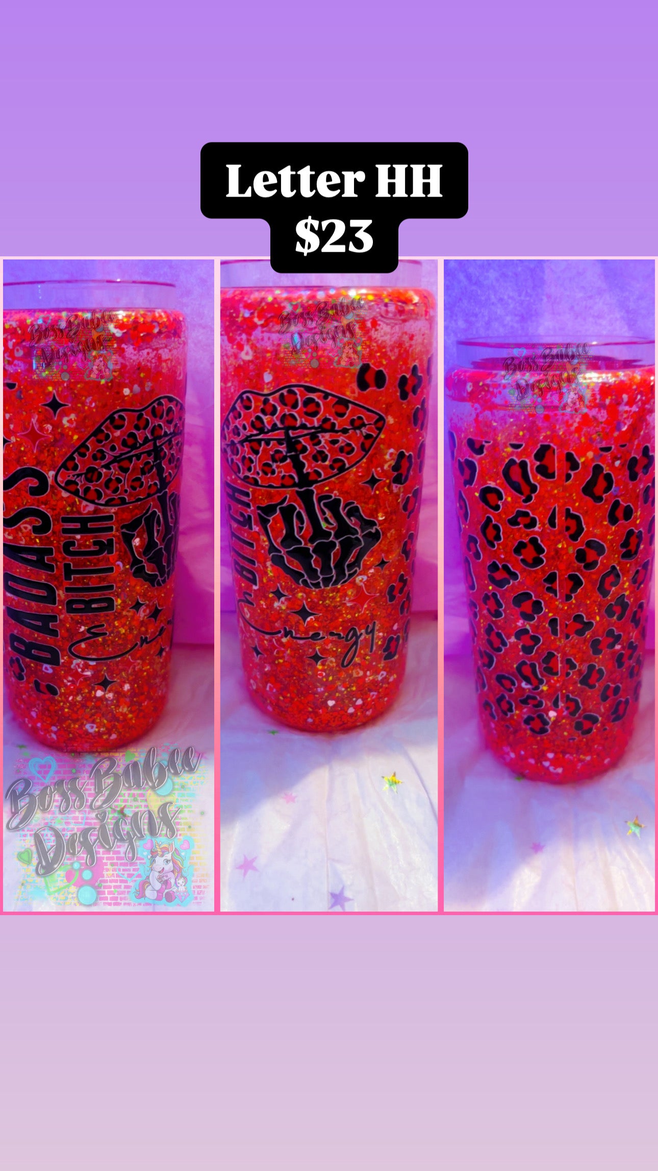Bad B***ch energy tumbler