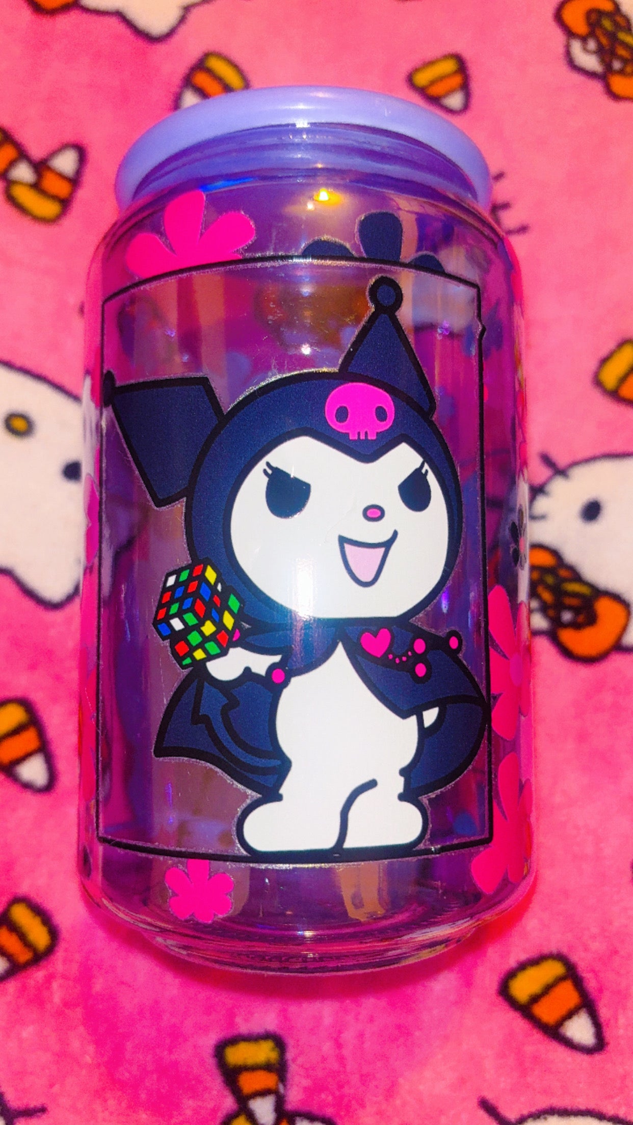 Sanrio glass tumbler