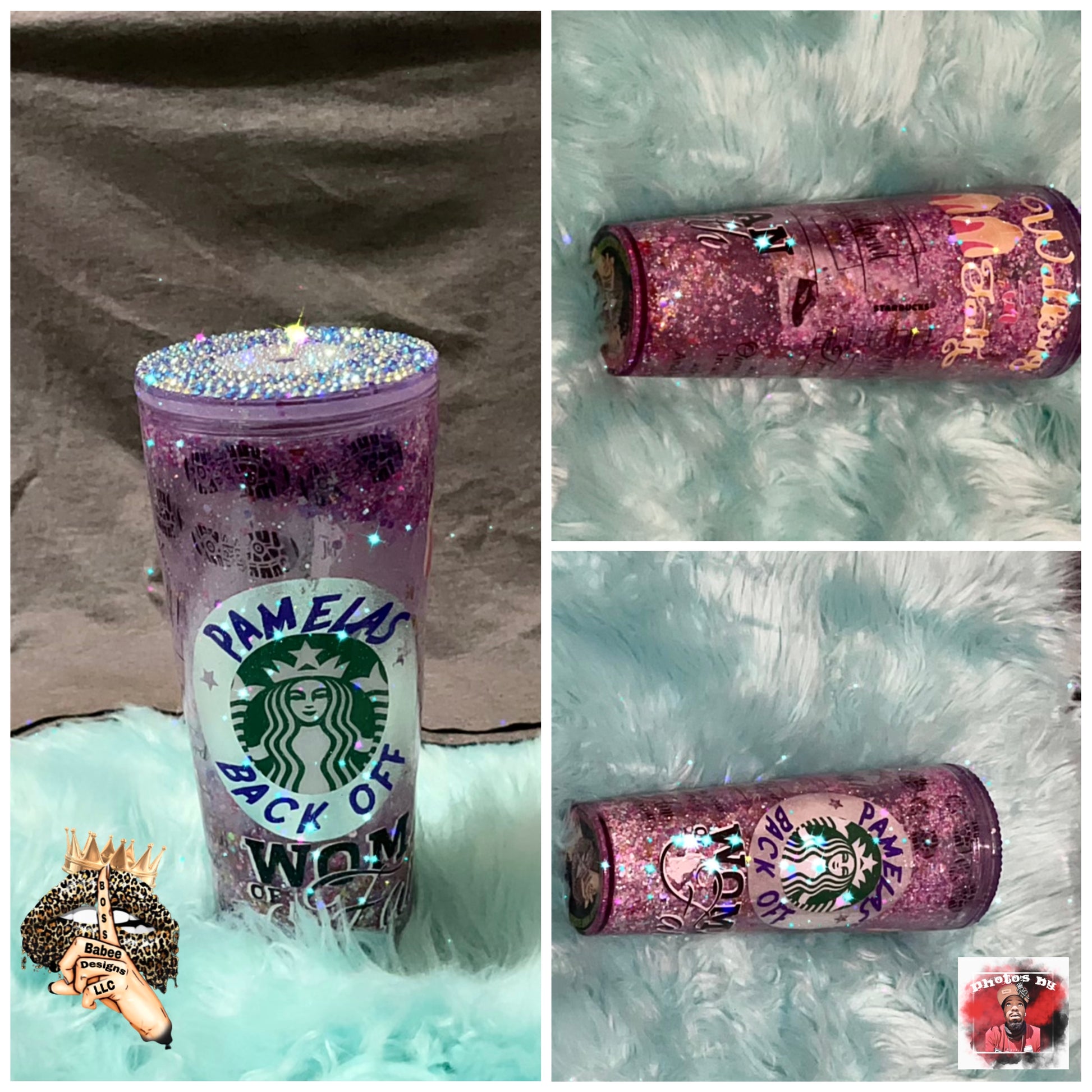 Acrylic cold cup wraps (for our 24oz & 16oz mouse ear snowglobe)