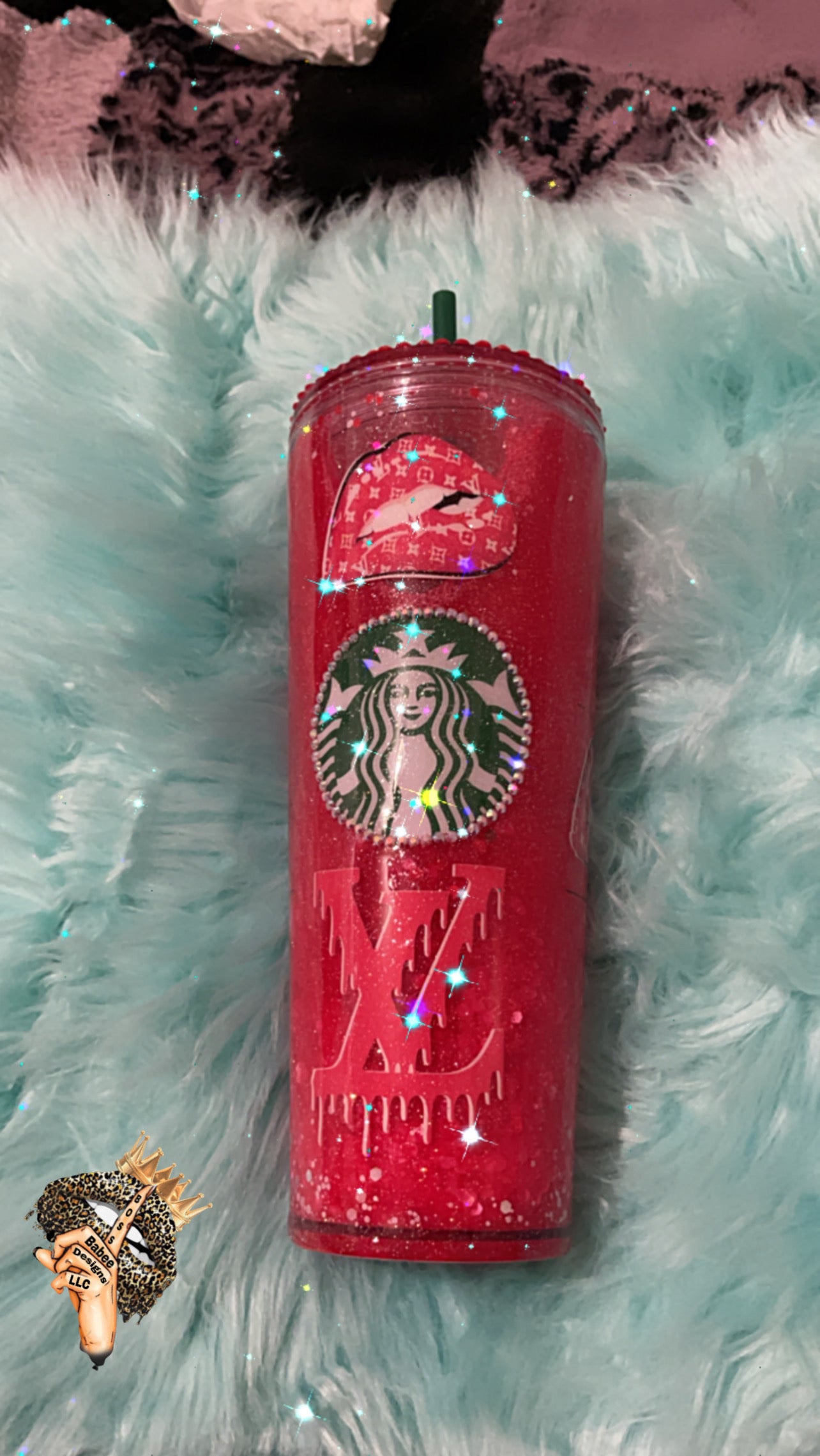 Starbucks Red Glitter Snow Globe Tumbler - Whimsikettle